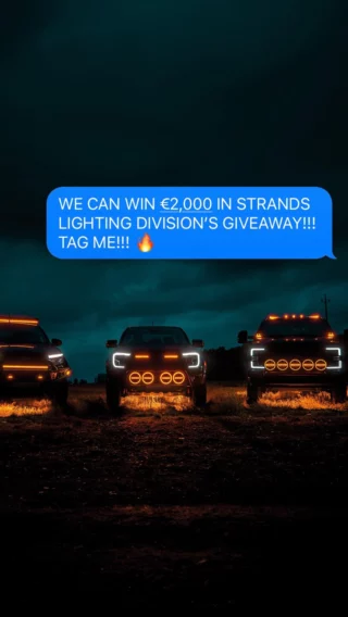GIVEAWAY – 200K CELEBRATION 🎉
 
We just hit 200,000 followers – and it’s all thanks to YOU!
 
To celebrate, we’re giving away MERCH AND LIGHTING FOR BOTH YOU AND YOUR FRIEND.
One setup for you. One for your ride partner.
 
💰 Total value: €2,000
 
You and your friend will get to choose your lighting.
 
Here’s how to enter:
 
1.  Follow us
2. Tag a friend you’d like to win with
 
(You can comment multiple times with different friends!)
 
💰 Total value: €2,000 (excluding VAT). You and your friend will get to choose your lighting.
🗓️ The giveaway runs for 2 weeks and ends on June 30, 2025.
📩 Winners will be contacted via DM from this official account.
🔞 You must be 18+ to enter. This giveaway is not affiliated with Instagram.
⚠️ Open to residents within the EU only.
 

Good luck!

#strandslightingdivision #feelthepassion #strands #led #drivinglight #positionlight #warninglight #onlywayistrucking #onlywayisdutch #oldskoolclub #goinstyle #volvotrucks #trucklife #volvo #scania #scaniatrucks #truckspotter #v8 #v8power #volvotürkiye #scaniatürkiye #hollandstyle #giveaway #giveaways